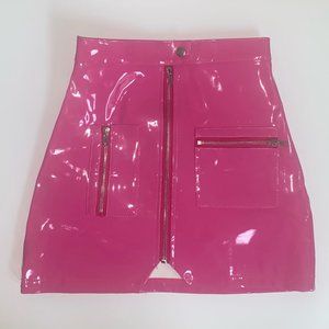 Pink Latex Skirt (SMALL)